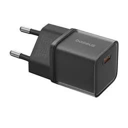 Мережевий зарядний пристрій Baseus GaN5S Fast Charger 1C 30W EU чорний P10162504113-00 - мініатюра 2