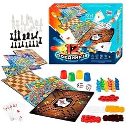 Гра 12 поєдинків 4FUN Game Club різнокольоровий ЦБ-00245707