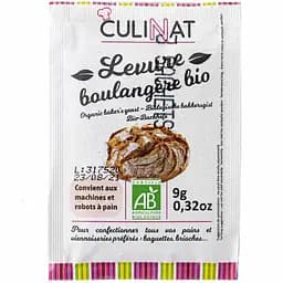 Дріжджі Culinat пекарські, органічні, 3 шт по 9 г