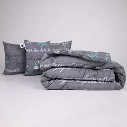 Набір MirSon №1171 Сolor Fun Line Tulio Eco-Soft 220 х 240 см сірий (2200010869118)