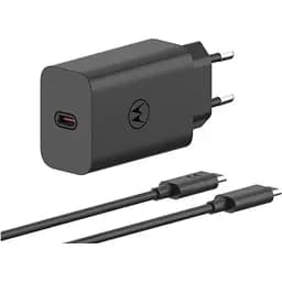 Мережевий зарядний пристрій Motorola TurboPower 68W USB-C + Type-C to Type-C Сable Black (MC-682N) [162659] - мініатюра 2