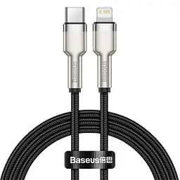 Кабель Baseus Type-C to Lightning Cafule Series Metal (CATLJK-A01) черный металл и нейлон