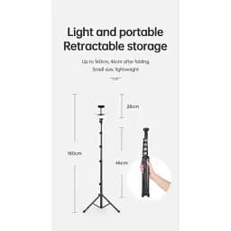 Тримач з кільцевим освітленням Joyroom JR-ZS228 AKL01 Touch Selfie Ring Light - мініатюра 4