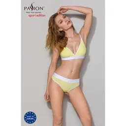 Спортивний топ із подвійними бретелями Passion PS007 TOP yellow L - мініатюра 5