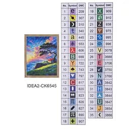 Набір з алмазною мозаїкою "Узбережжя" 40*50 см, IDEA2-CK6545, ТМ "99IDEAS" - мініатюра 8