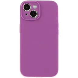 Чохол Silicone Case із захистом камери Full Apple iPhone 15 Grape