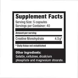 Креатин Ultimate Nutrition Creatine 900 mg 200 caps - мініатюра 2