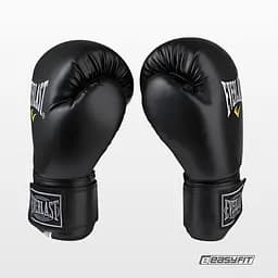 Боксерські рукавички Everlast 6 унцій (6 oz) чорні - мініатюра 3