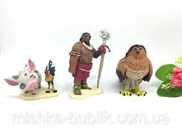 Ігровий набір Моана Дісней / Disney Moana Figure Play Set, 10 штук - мініатюра 2