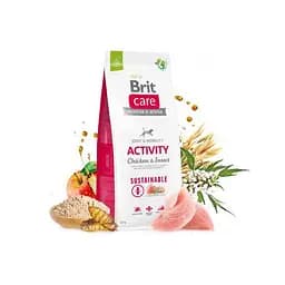 Сухий корм Brit Care Dog Sustainable Activity для собак з підвищеною активністю, з куркою та комахами, 3 кг - мініатюра 6