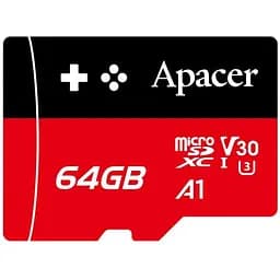 Карта памяти Apacer microSD gaming card 64 GB V30 A1