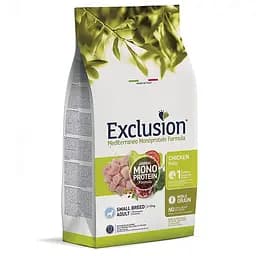 Сухий корм Exclusion Adult Chicken Small Breed для дорослих собак маленьких порід 7 кг
