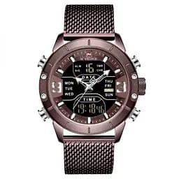 Чоловічий наручний годинник Naviforce Tesla Brown NF9153 - мініатюра 2