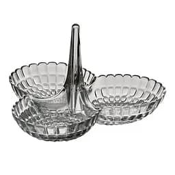 Менажниця Guzzini Tiffany з трьома відділеннями сірий (19920092)