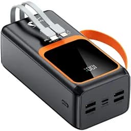 Універсальна мобільна батарея Aspiring 50000mAh Light 50 22,5W PD 4xUSB-A USB-C In/Out,Lightning with USB-C/Lightning cables (PB-L50)