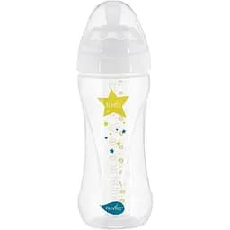 Дитяча пляшечка Nuvita 6051 Mimic Collection антиколікова 4+ 330 мл біла NV6051BIANCO
