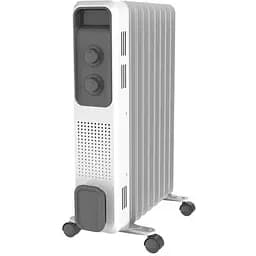 Масляный обогреватель Metier 2.0 кВт площадь обогрева 20 кв,м напольный белый (OR2000-9)