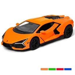 Металевий інерційний джип Lamborghini Revuelto 5", відкриваються двері (В асортименті) - мініатюра 2