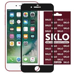 Захисне скло SKLO 3D для Apple iPhone 7 plus / 8 plus (5.5) Чорний