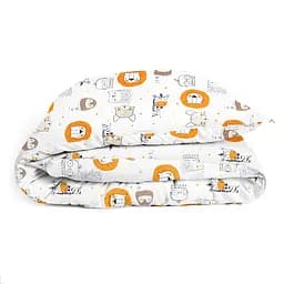 Комплект постільної білизни Cosas Leo & giraffe Підлітковий теракотовий (LeoGiraffeFox_El90-Terrakot_155) - мініатюра 4