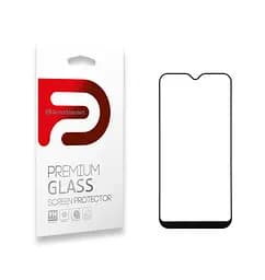 Захисне скло для Samsung Galaxy A01 (A015), Full Glue, 2.5D, на весь екран, глянцеве, загартоване 9H, повне проклеювання по всій поверхні, з чорною рамкою, протиударне, ArmorStandart (ARM56192-GFG-BK)