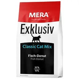 Сухой корм для взрослых котов Mera Exklusiv Classic Cat Mix с рыбой 10 кг (75145)