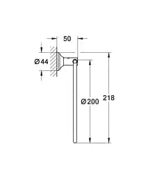 Кільце для рушника Grohe Essentials Authentic 40655001 Хром - мініатюра 2