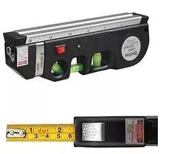 Лазерний рівень із вбудованою рулеткою FIXIT Laser Level Pro 3 4 в 1 рулетка лінійка - мініатюра 2