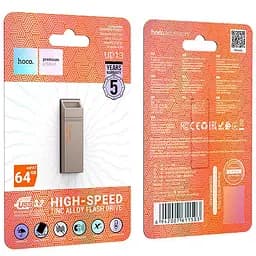 Металічний флеш накопичувач Hoco UD13 Clever USB3.2 USB flash drive (64GB) - мініатюра 2