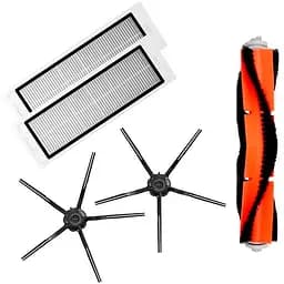 Набор RoboRock фильтры + щетки Black для робота пылесоса Xiaomi Mi Robot Vacuum Cleaner / RoboRock S50 S51 S55 S5 Max S6 E4 E20 C10 (FTRINBO1)