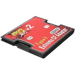 Адаптер 2 MicroSD to Compact Flash Type I