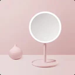 Дзеркало для макіяжу з LED підсвічуванням Xiaomi DOCO Pro 6.7" (M002) Pink - мініатюра 2