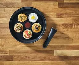 Сковорода Tefal Ingenio Unlimited для оладок 27см литий алюміній kuh0014448 - мініатюра 7