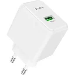 Мережевий зарядний пристрій Hoco CS12A USB 18W білий