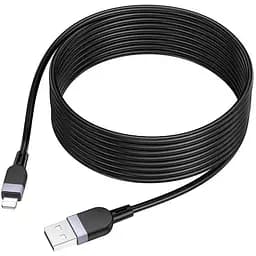 Кабель Hoco Lightning Energy силиконовый зарядный кабель для передачи данных X109 3 м 2.4A