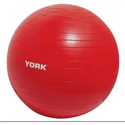Фітбол York Fitness 55см червоний + насос - мініатюра 2
