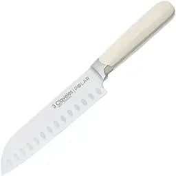 Ніж японський Сантоку 175 мм 3 Claveles Polar (01072)