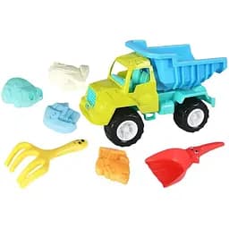 Ігровий пісочний набір KZ 6438-2 з самоскидом та аксесуарами для ігор у пісочниці та на пляжі