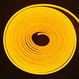 Комплект неонових стрічок LED NEON 2×5 м, жовта та синя, з блоком живлення і пультом - мініатюра 8