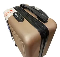 Валіза Easy Move 002 міні XS 40x30x20 см, ABS, 4 колеса, кодовий замок, 20 л, Шампань - мініатюра 3