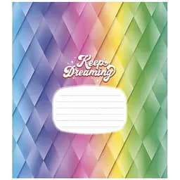 Тетрадь ученическая Crazy rainbow Школярик 024-3217L-3 в линию 24 листов