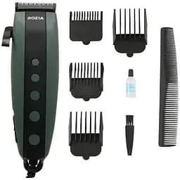 Машинка провідна Rozia HQ-351 від мережі для стрижки волосся зі змінними насадками 5 Вт