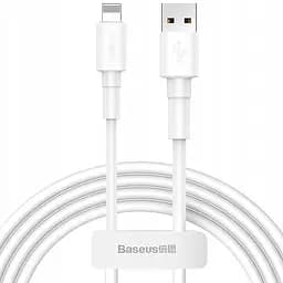 Кабель Baseus Mini Cable USB to Lightning 2.4A 1m CALSW-02 White