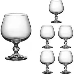 Набір келихів для бренді коньяку Lora Гестія 250 мл 6 шт. NGC104SETBRANDY