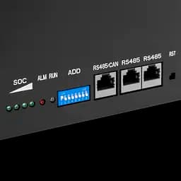 Акумулятор LP LiFePO4 48V (51,2V) - 100 Ah (5120Wh) (Smart BMS 100A) з LCD RM - мініатюра 4