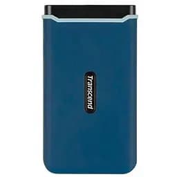 Зовнішній накопичувач SSD 500Gb Transcend ESD370C USB 3.1 темно-синій