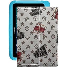 Чехол StatusCASE из экокожи для планшета Prestigio SmartKids 3197 Луи-Витон-белый