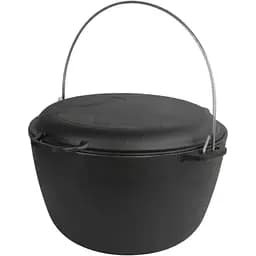 Казан чавунний азійський Brizoll з кришкою-сковородою 10 л (KT10-2)