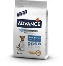 Сухий корм для собак Advance Dog Mini Adult 7.5 кг для дорослих собак малих порід з куркою та рисом