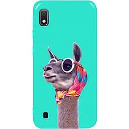 Чохол-накладка Toto Pure TPU 2 mm Print Case Samsung Galaxy A10 #8 Lama Glasses Mint
